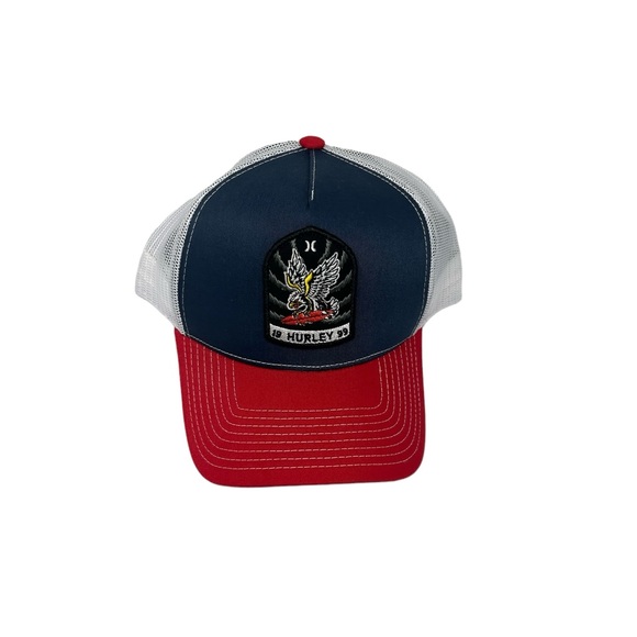 Hurley Trucker Wild Things Mesh Snapback Hat Cap - Picture 1 of 2